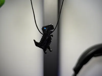 No Internet Dinosaur Bracelet/Kandi Charm