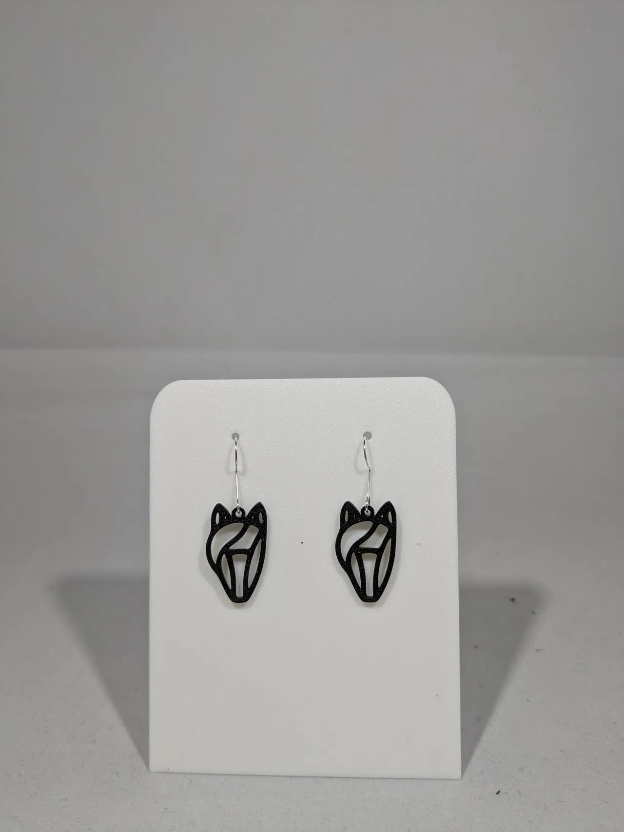 Horse earrings view 2