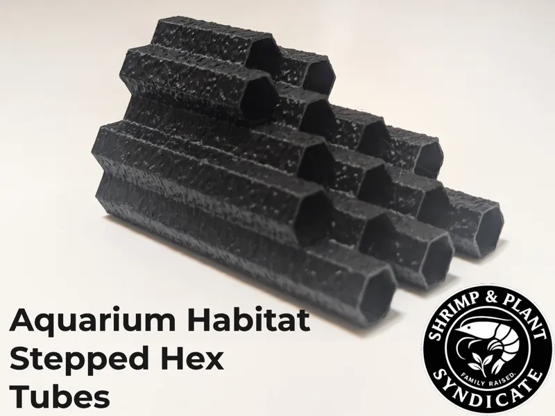 Aquarium Habitat  Stepped Hex Tubes