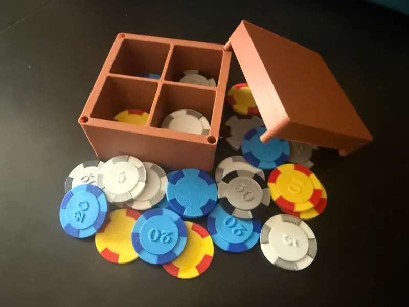 Poker Chips - Multicolor, No AMS Required