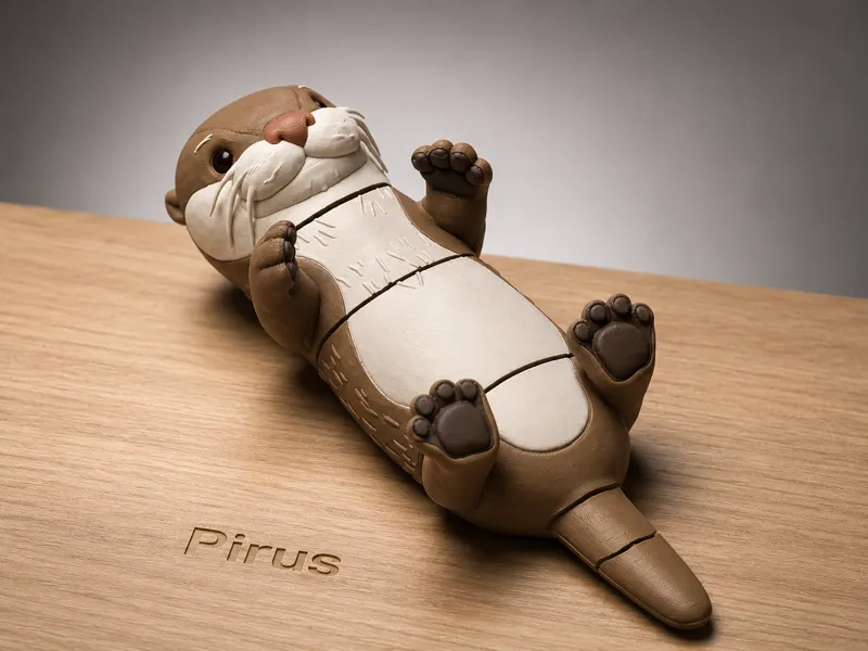 Flexi Otter – Cute Articulated Otter Toy