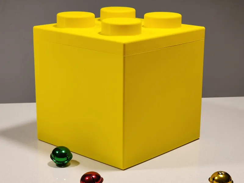 Toy Brick Slide‑Lid Storage Box