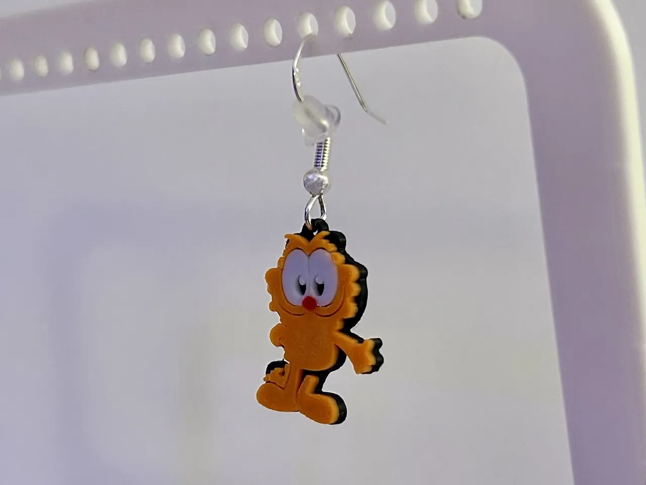 Orecchino Garfield 2D view 2