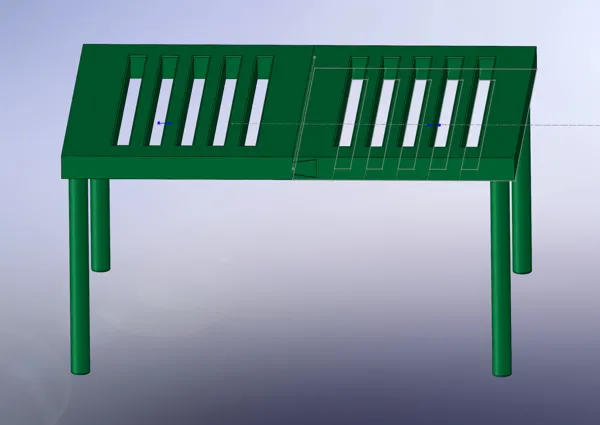 Grille de rangement pour réfrigérateur