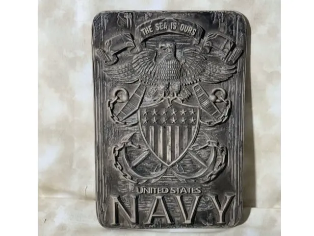 US NAVY The Sea is ours Wall Plaque