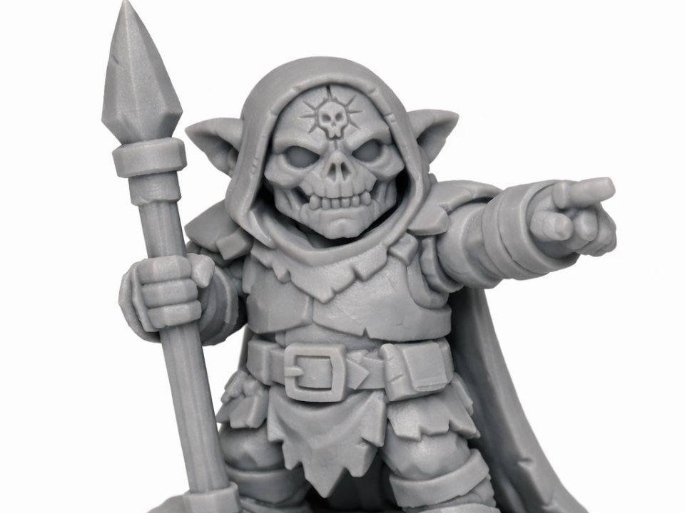 DnD - Untoter Goblin-Leutnant – Tabletop Miniatur 
