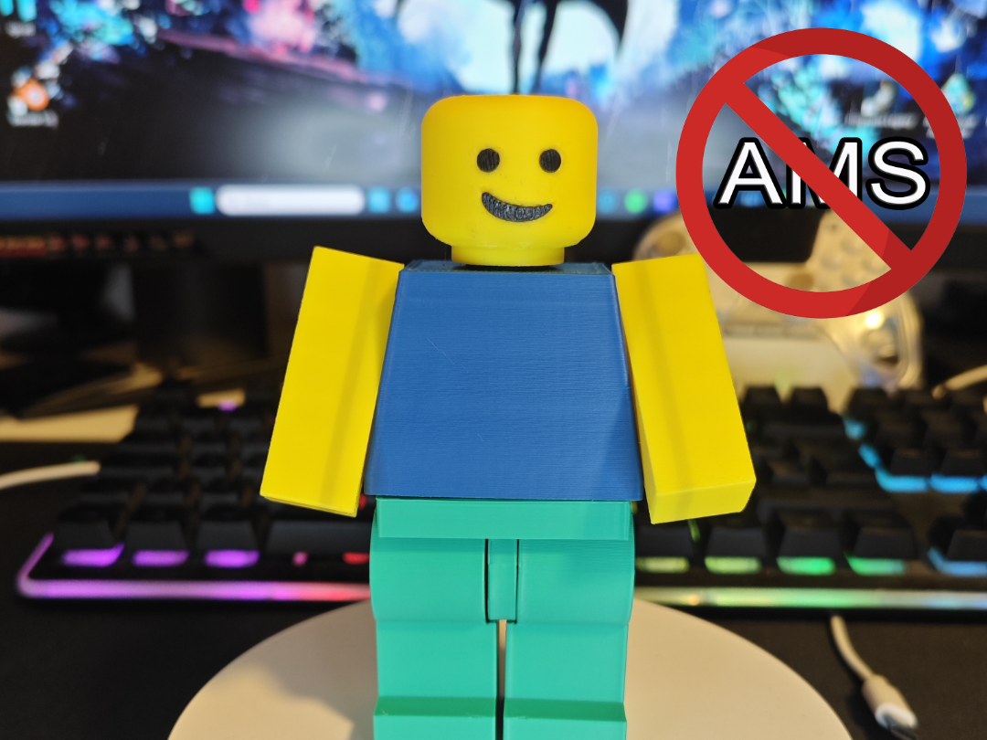 Figura Noob de Roblox Multiparte