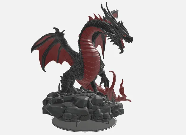 Articulated Fire Dragon - Free 3D Print Model - MakerWorld