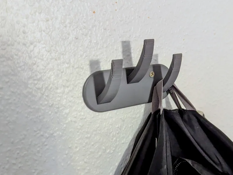 Simple 3-Hook Wall Mount