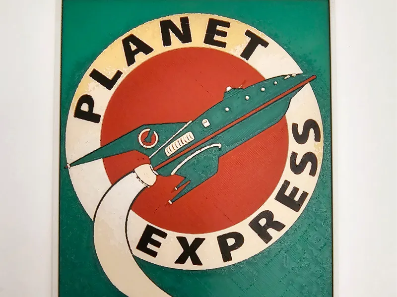 HueForge Planet Express Fan Art