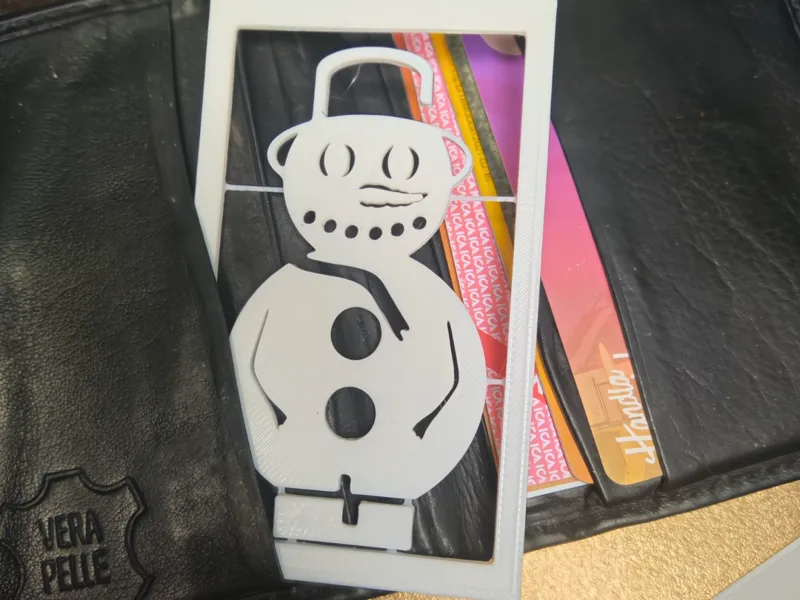 Snowman Kitcard for wallet!