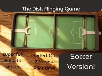 Soccer Themed Disk Fling zgame