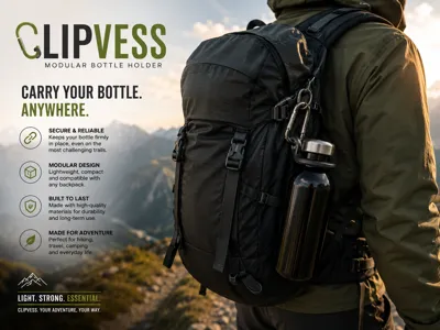ClipVess - Modular Bottle Holder