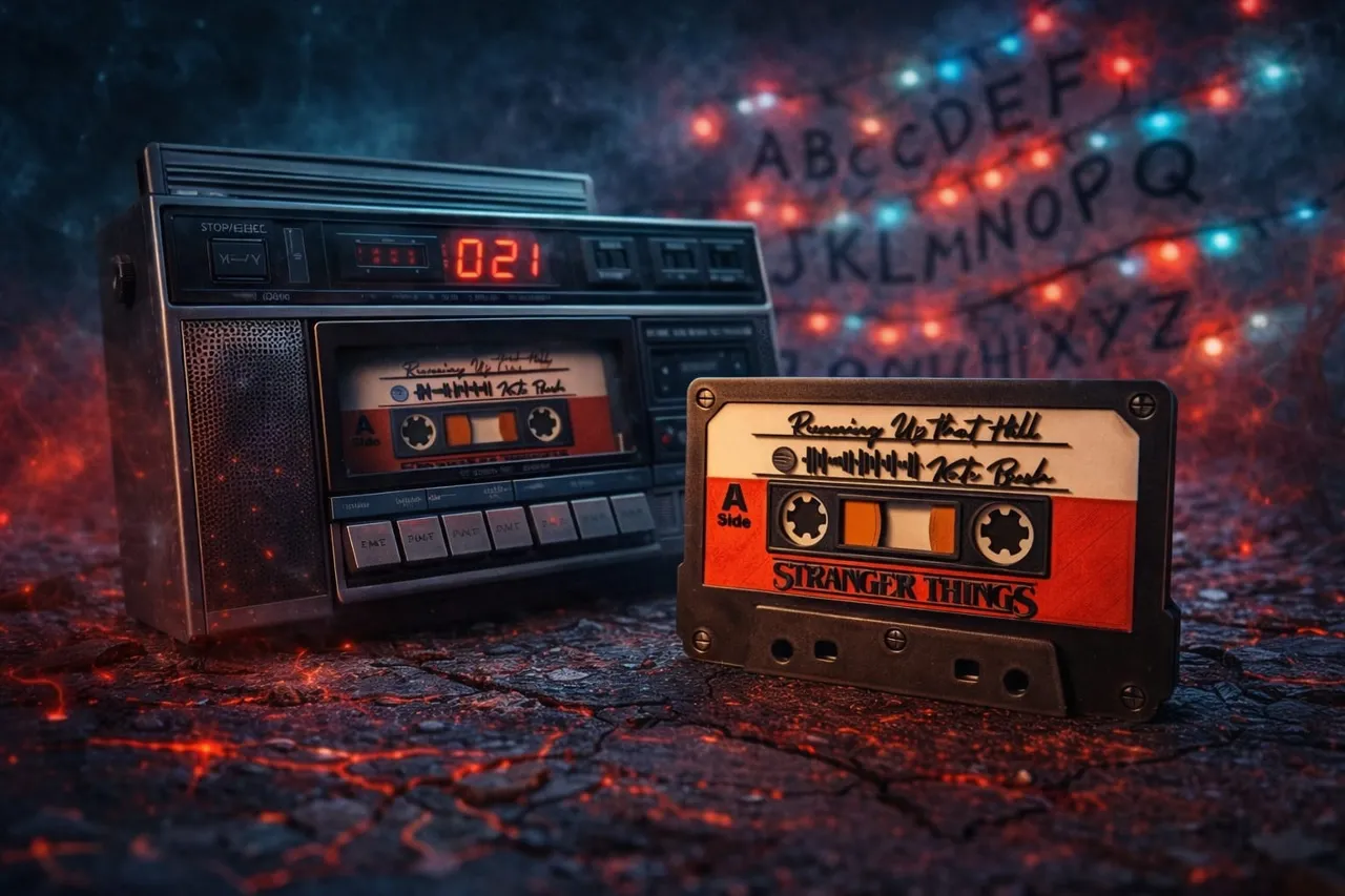 Stranger Things Cassette Max Vecna Demogorgon view 4