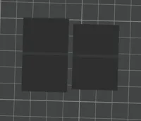 2 supports (3cmx4cm et 3cmx4,5cm)