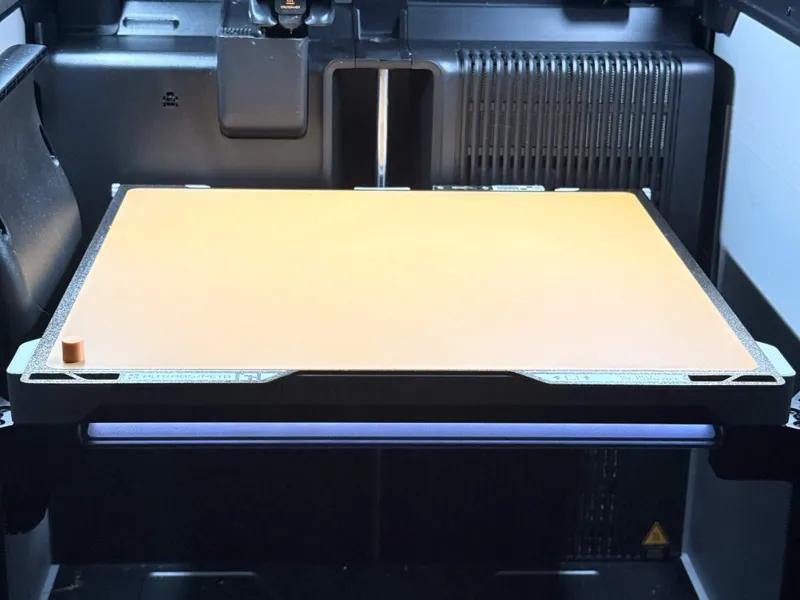 H2S Druckbett Reinigungsschicht/First Layer Test