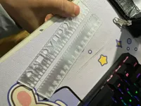 0.2mm 层高, 2 层墙, 10% 填充,凸版数字带图案