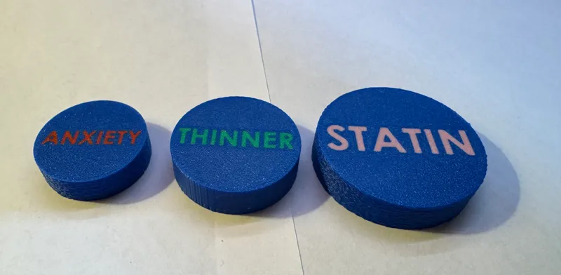 Caps for perscription pill bottles
