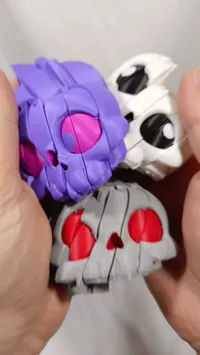 Crâne chibi articulé (flexi) — photo 1