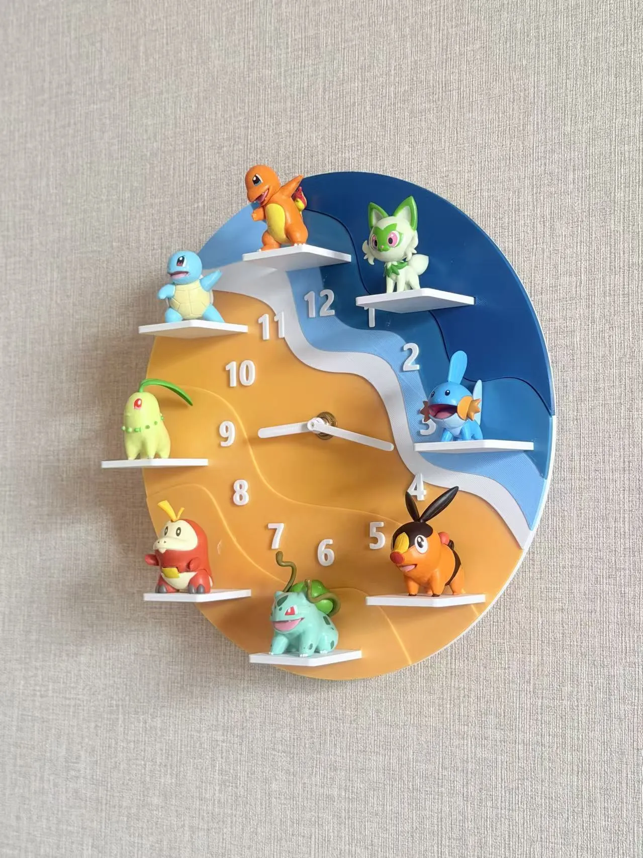 DIY Figurine Wall Clock view 3
