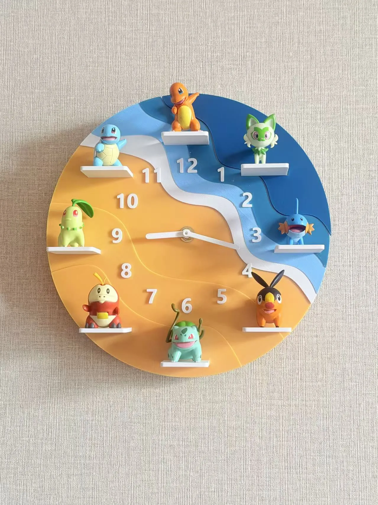 DIY Figurine Wall Clock view 2