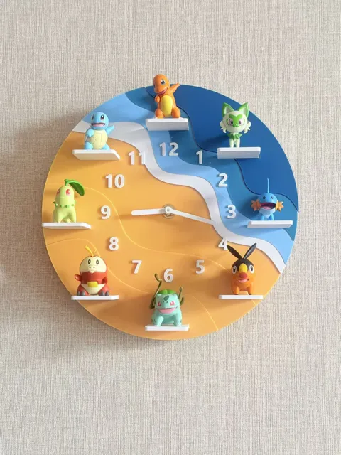DIY Figurine Wall Clock view 2