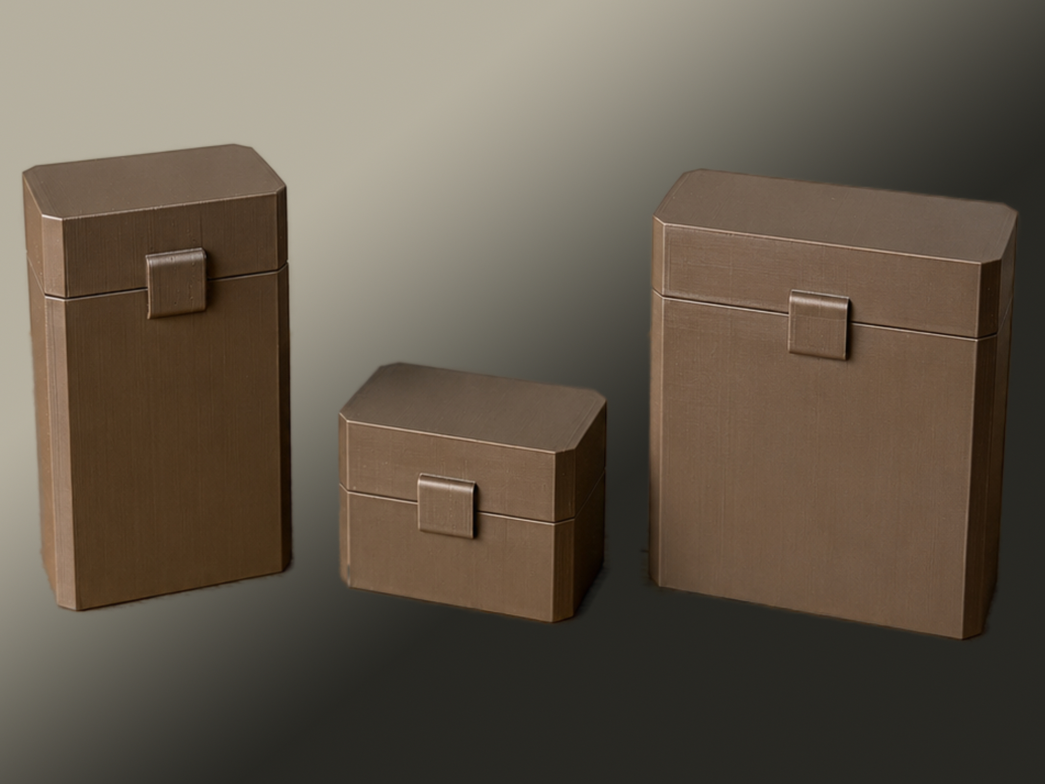 Miniatura 2 do modelo 3D Hinged SnapLock Storage Boxes 
