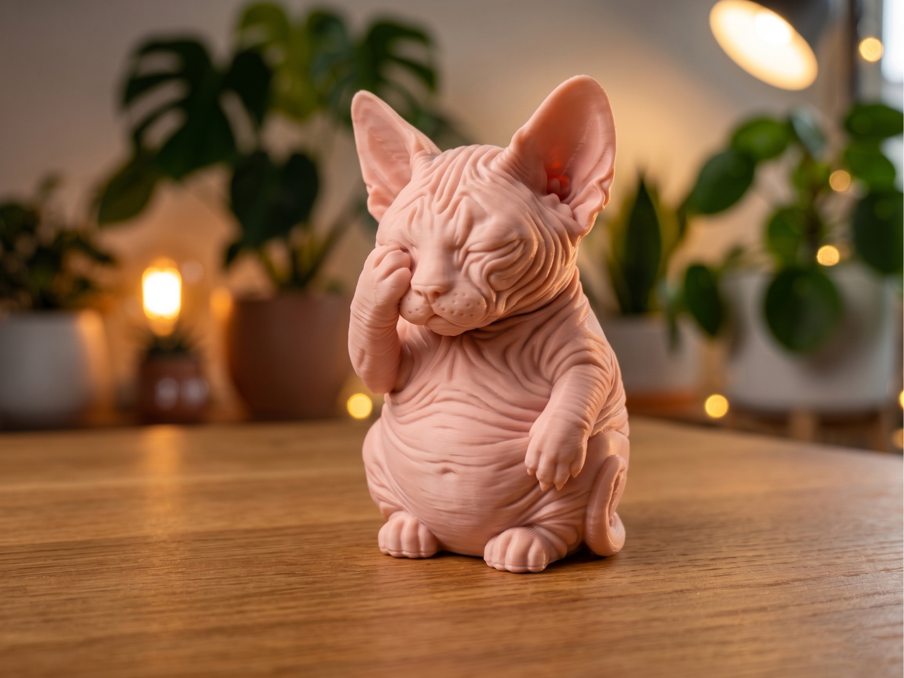 Sphynx Cat Facepalm - Naked Existential Crisis