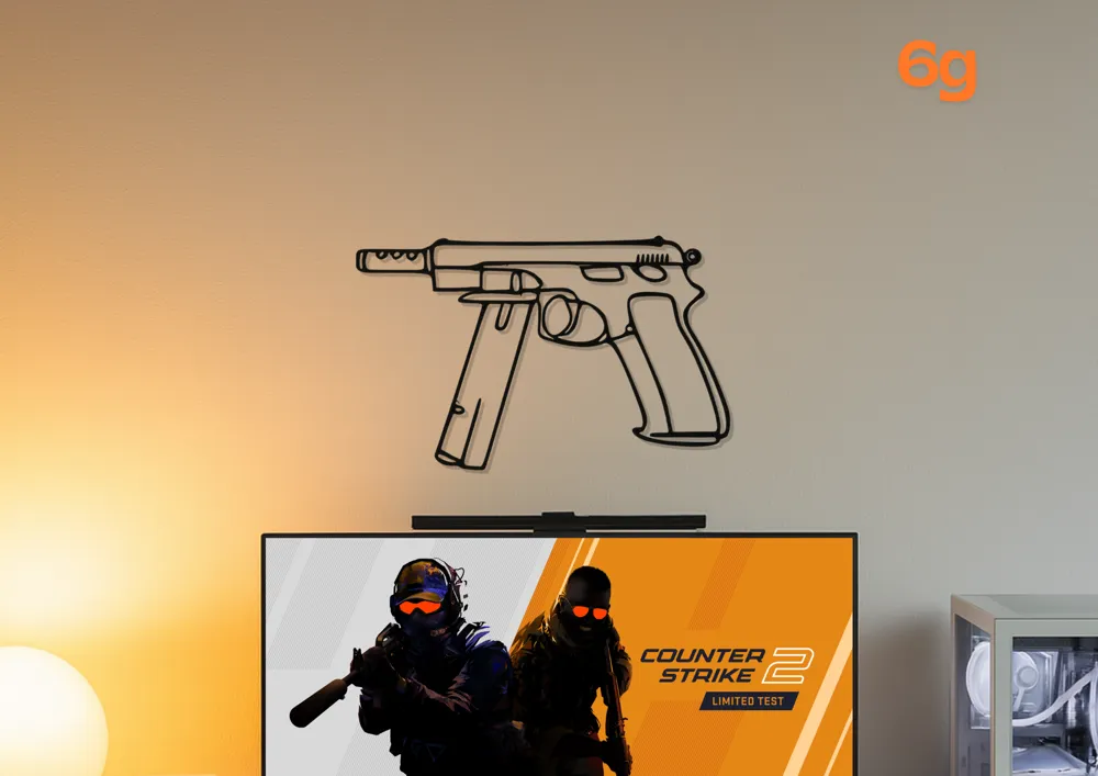 Art mural CZ-75 CSGO/CS2 - Free 3D Print Model - MakerWorld