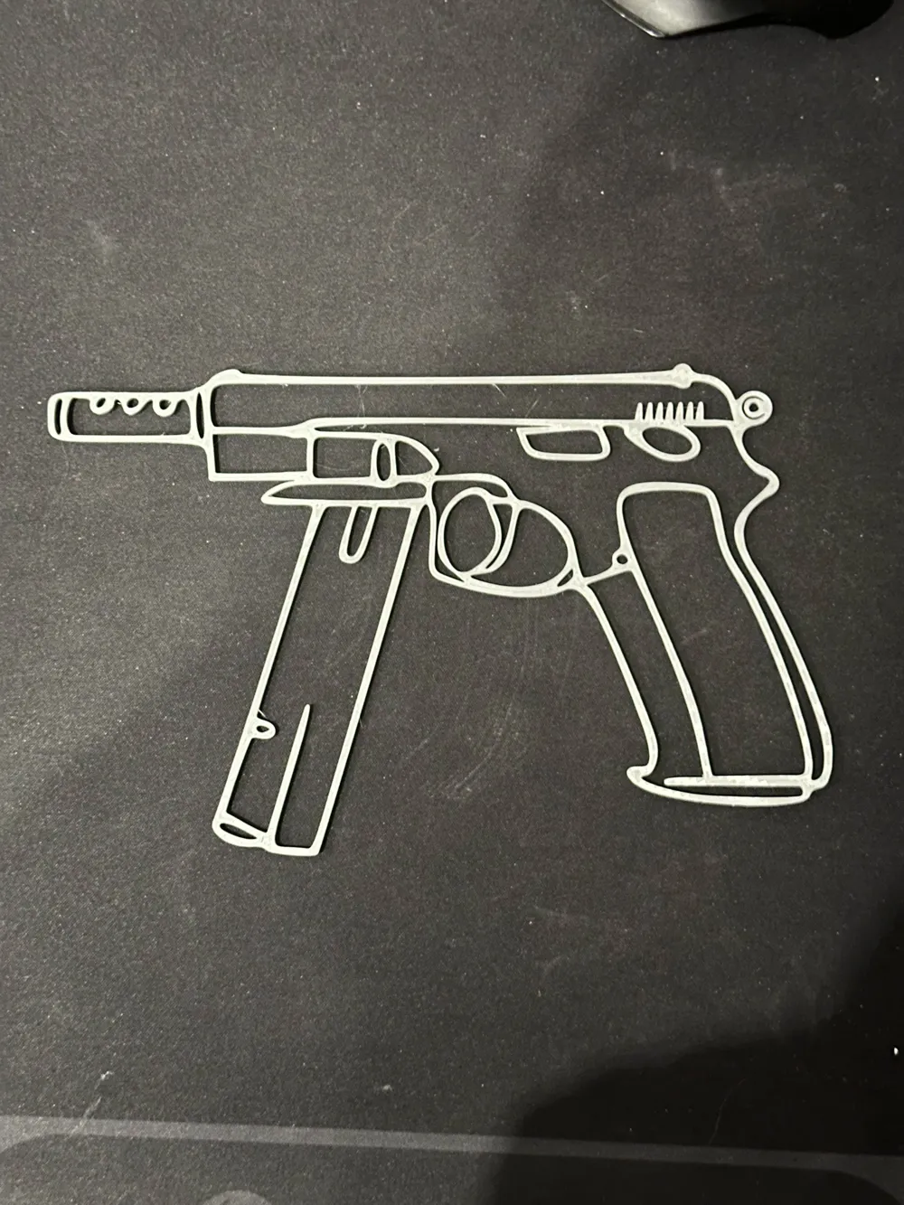 Art mural CZ-75 CSGO/CS2 - Free 3D Print Model - MakerWorld