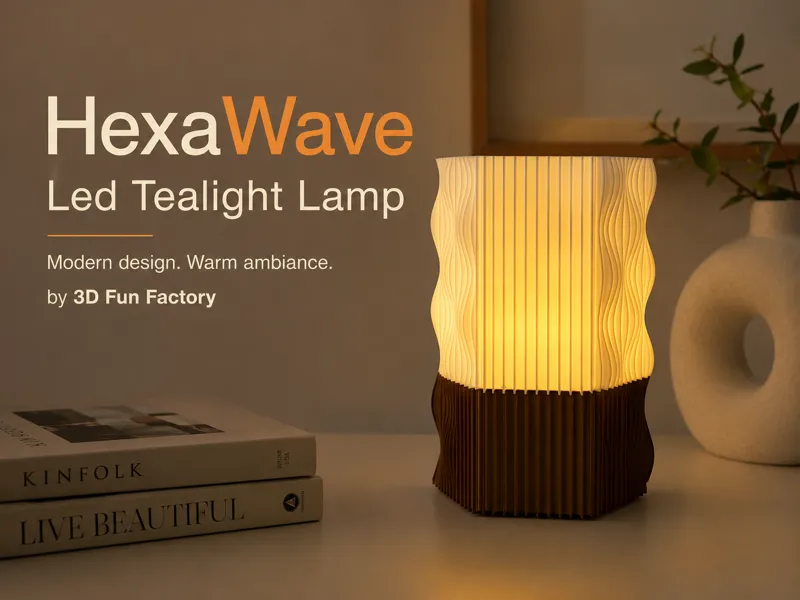HexaWave LED Tealight Lamp