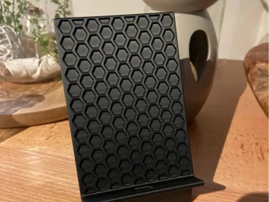 iPhone/Smartphone Stand/Ständer Hexagon Muster