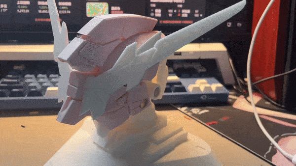 独角兽头雕v2磁吸版