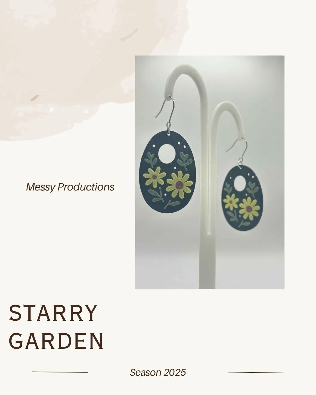 Flowers Earrings view 3
