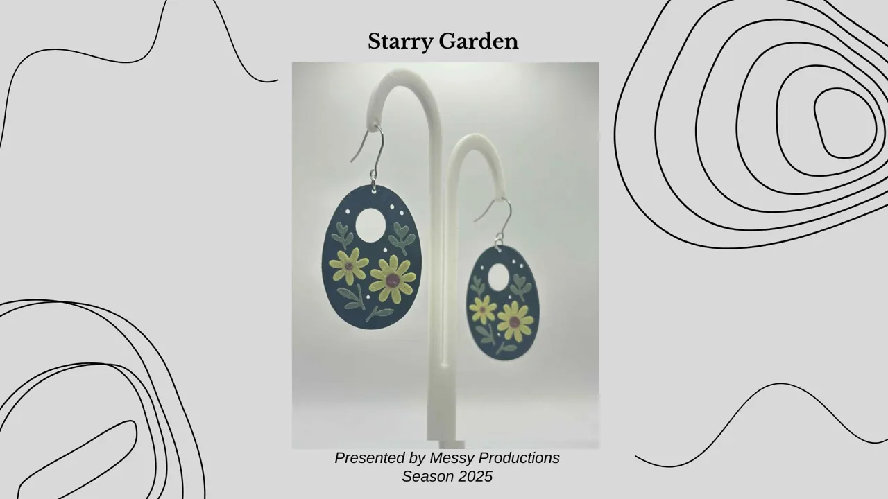 Flowers Earrings view 2
