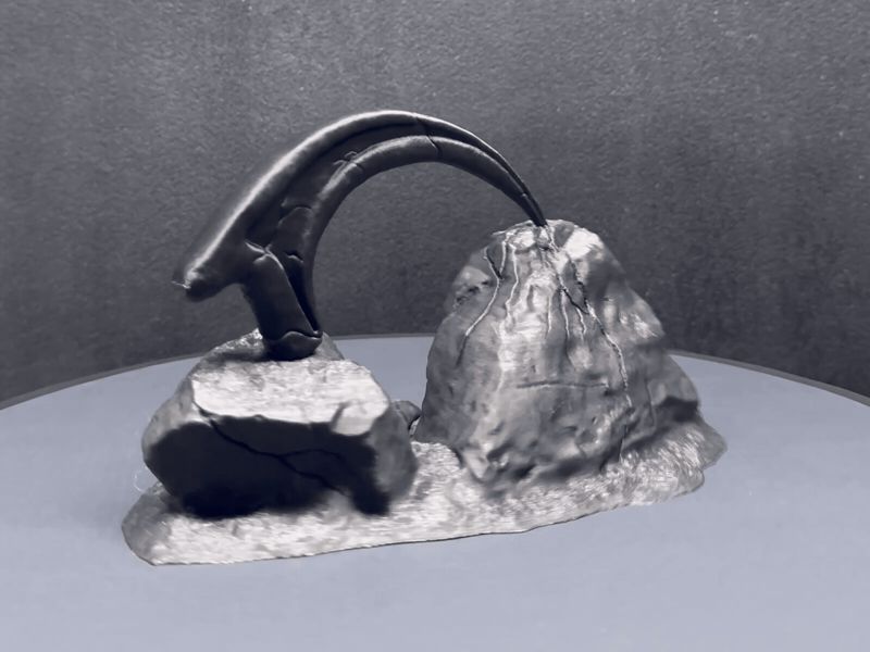 Velociraptor Claw & Display Mount