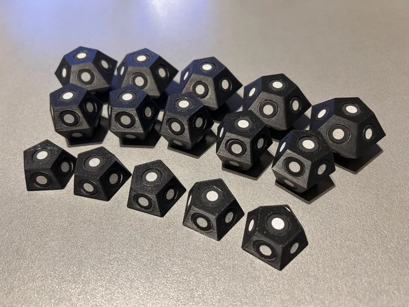Magnetic markers for 3D Scanners
