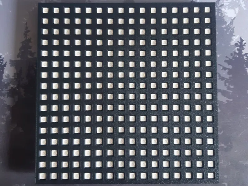 Slim Case for 16x16 RGB LED Flexible Panel Matrix