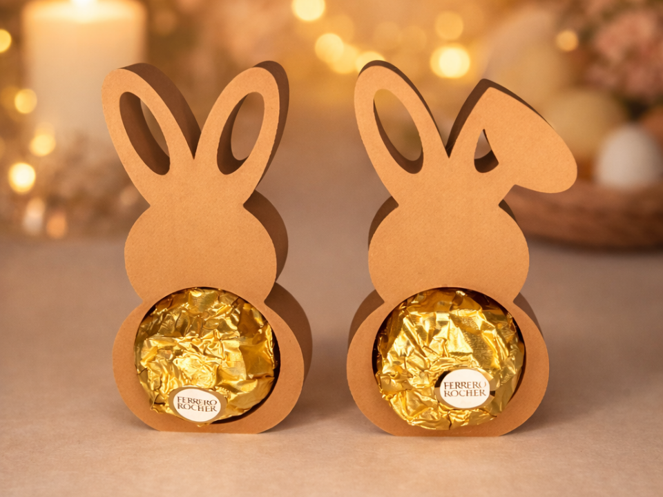 Osterhase Geschenkhülle passend für Ferrero Rocher