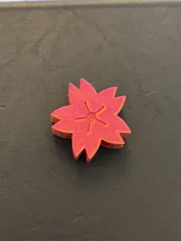 Pique décoratif fleur de cerisier pour paille — photo 4