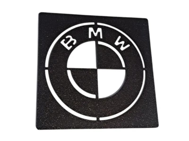 BMW Car Detailing Mat stencil