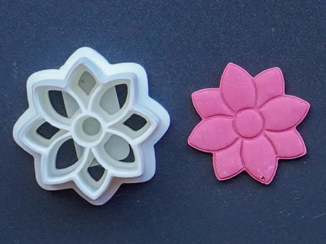 Flower Polymer Clay Cutter Earrings Necklace