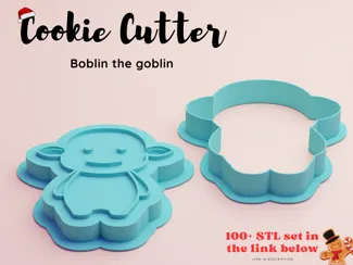 Cookie Cutter Boblin the goblin + cookie recipe