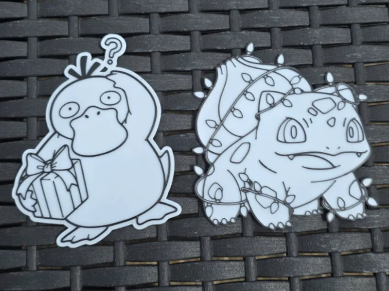 9 christmas pokemon colouring in sheets