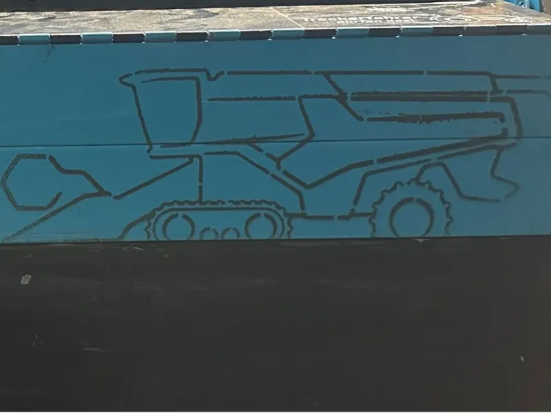Mähdrescher Claas Lexion Lackierschablone