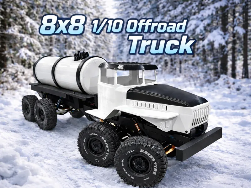 8x8 Offroad Polar RC Truck 1:10