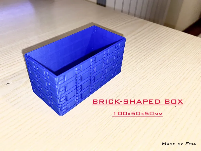Brick-shaped box