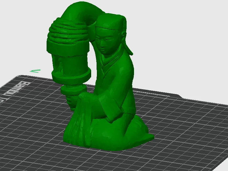 This is a 3D model of the Changxin Palace Lantern