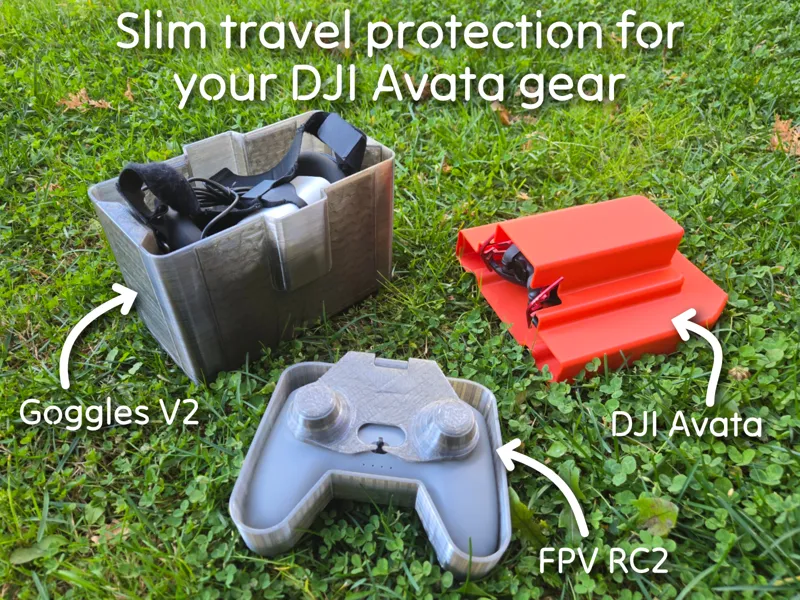 DJI Avata Slim Travel Cases ● Backpack-Ready
