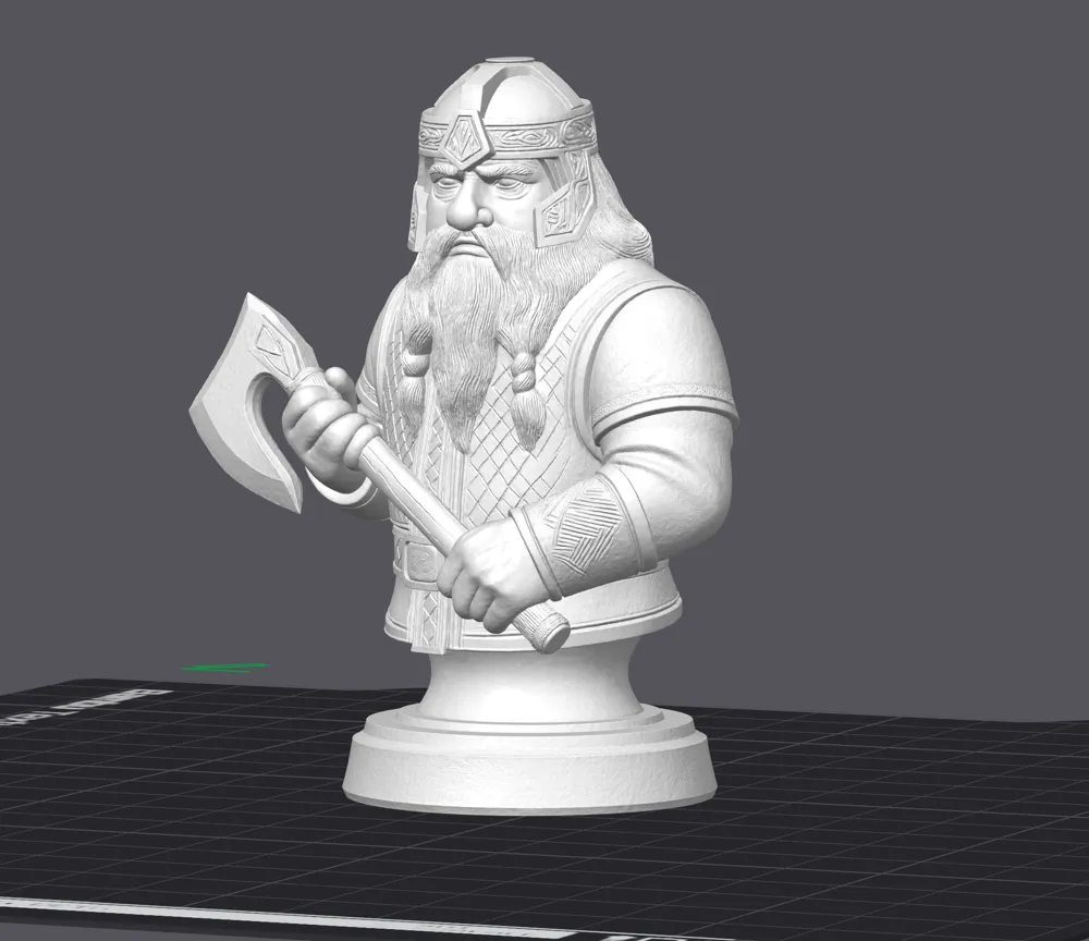 Statua Gimli da collezione, regalo decorativo, design speciale